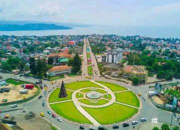 Une vue de la ville de Goma