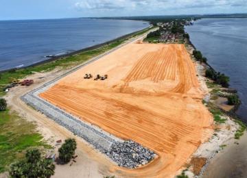 Le chantier du Port en eaux profondes de Banana