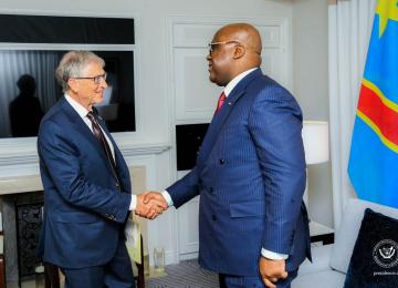 Félix Tshisekedi et Bill Gates