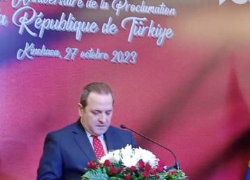 L'ambassadeur de Turkiye en RDC 