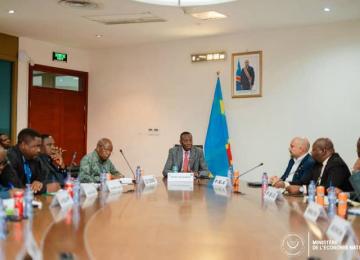 Daniel Mukoko Samba et les membres de la FEC. Photo d'illustration