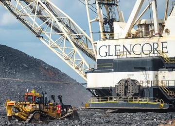 Une plateforme de Glencore 