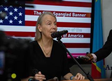 Lucy Tamlyn, ambassadrice des USA en RDC. Photo d'illustration