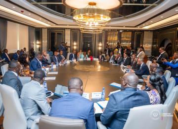 Premiere réunion de la Troïka politique du gouvernement Suminwa II 