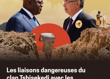 l'affriche de l'enquête de l'Africa Intelligence sur le pillage de cobalt