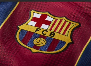 Photo d'illustration avec le logo de Barcelone, l'un de club avec lequel la RDC a ratifié un contrat 