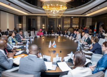Lors de la réunion de haut niveau du Cadre permanent de concertation et de suivi de la réforme des finances publiques