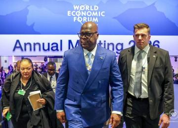 Félix Tshisekedi à Davos