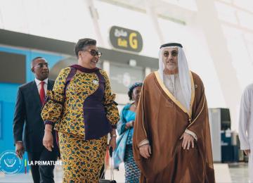 La Première Ministre de la RDC, Judith Suminwa, lors de la Semaine de la Durabilité d’Abu Dhabi 2026 ouverte ce mardi 13 janvier 3026 au Centre ADNEC