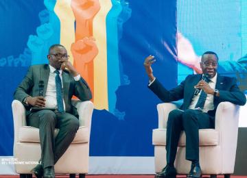À l’occasion de la journée de mémoire consacrée à Bunagana et Uvira, le Vice-Premier ministre, ministre de l’Économie nationale, Daniel Mukoko Samba, et le ministre du Commerce extérieur, Julien Paluku