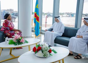 Fifi Masuka, gouverneure de la province de Lualaba, et les d’investisseurs  des Émirats arabes unis