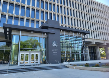 Illustration : James A. McGuire Federal Building and United States Courthouse, bâtiment abritant le Tribunal fédéral américain, situé à Boise dans l'Etat de l'Idaho