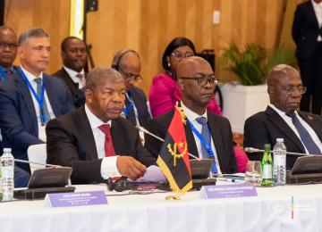 Le président de l’Union africaine João Lourenço lors de la réunion inaugurale de coordination du Corridor de Lobito tenue de 5 au 6 février 2026