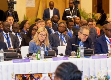 Les partenaires lors de la réunion inaugurale de la coordination de Corridor de Lobito tenue jeudi 5 au 6 février 2026 à Luanda, en Angola 