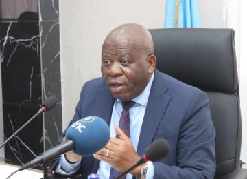 Le premier président de la Cour des comptes, Jimmy Munganga