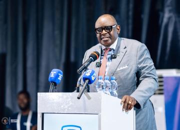 Le ministre des Mines ouvrant la DRC Mining Week 2026 à Lubumbashi.