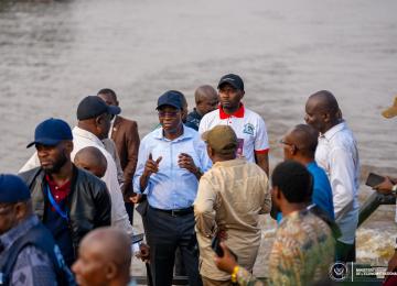 Le VPM de l'Économie, Daniel Mukoko Samba clôture sa mission économique au Sankuru.