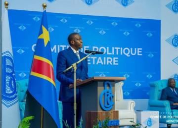 Le gouverneur de la BCC, André Wameso.