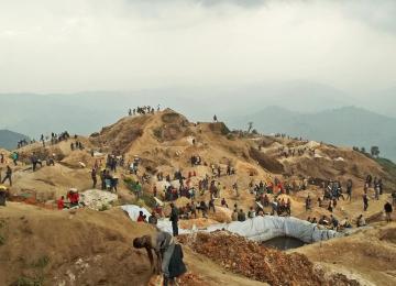 Site minier de Rubaya, au Nord-Kivu.
