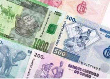 Les petites coupures du Franc congolais.