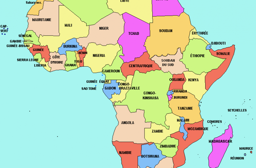 Carte Afrique 