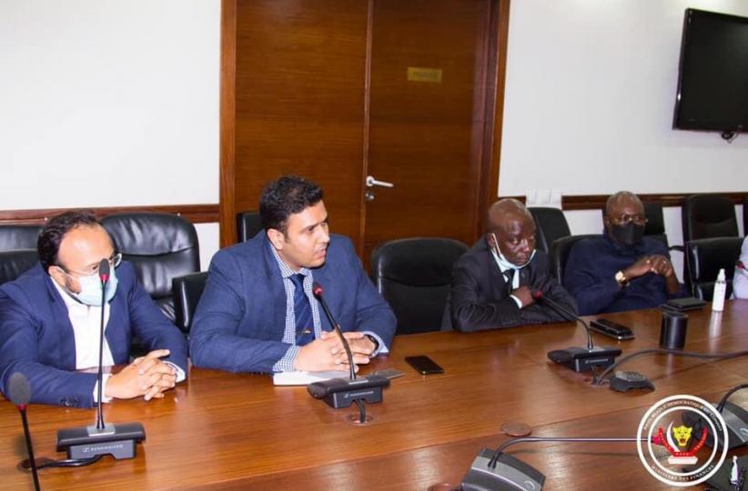 La délégation des investisseurs indiens au bureau de Sele Yalaghuli. Ph. Droits tiers.