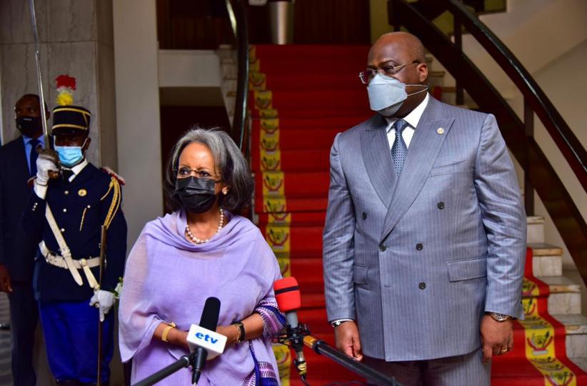 Félix Tshisekedi et Sahle-work 