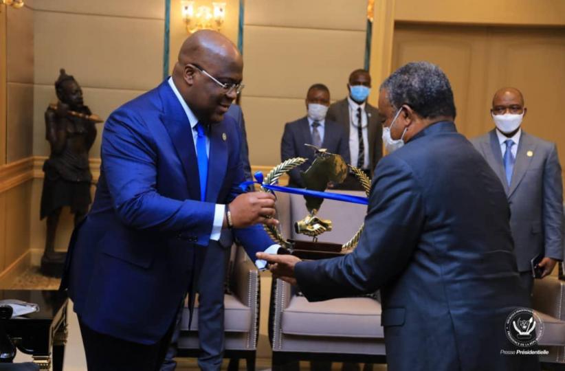 Félix Tshisekedi et Dr Muyembe