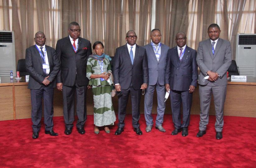 La délégation du Parti ACO chez Sama Lukonde. Ph. Droits tiers.