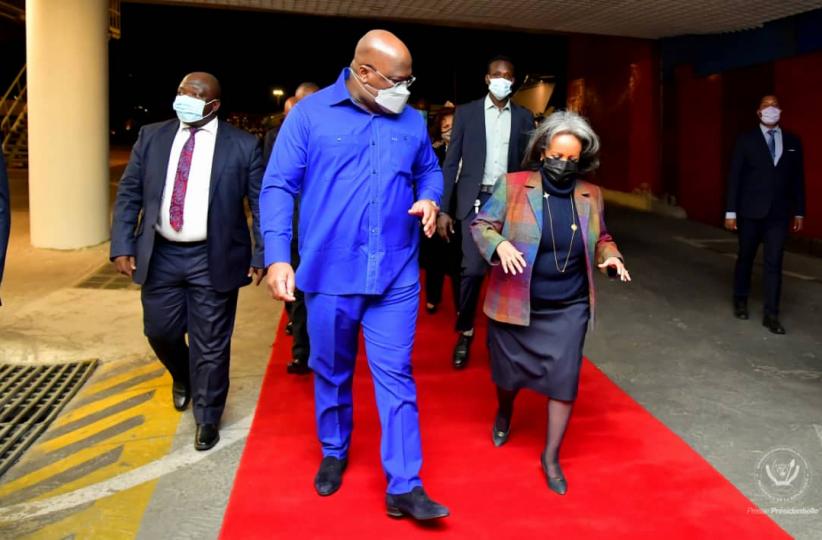 Félix Tshisekedi et son homologue d'Ethiopie