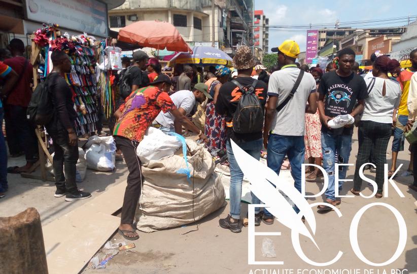 Marché central de Kinshasa. Ph. Droits tiers. 