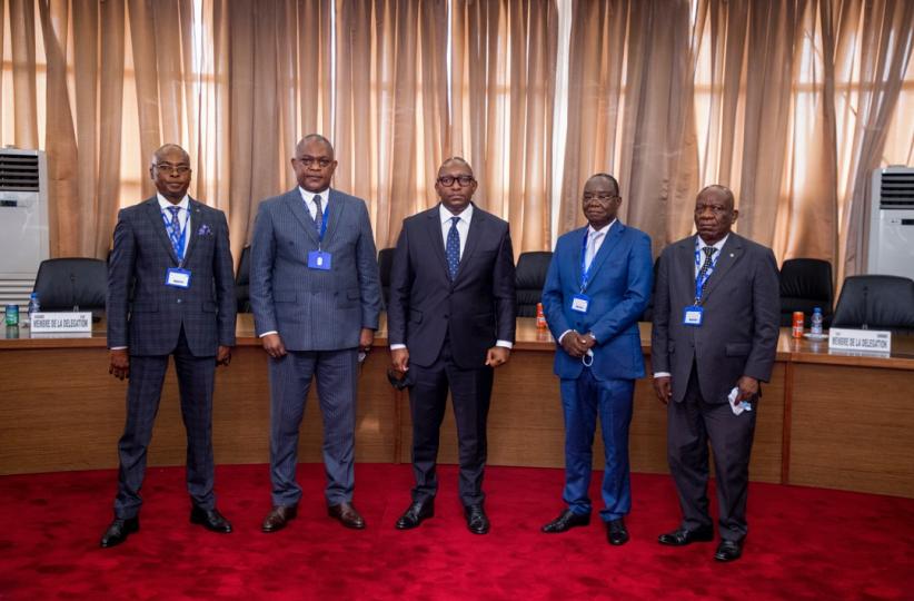 Le G26 chez le premier ministre Sama Lukonde. Ph. Droits tiers.
