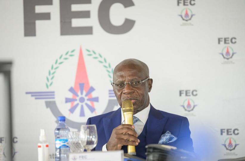 Albert Yuma, président national de la FEC. Ph. ACTUALITE.CD