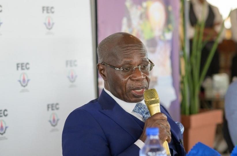 Albert Yuma, président national de la FEC. Ph. ACTUALITE.CD