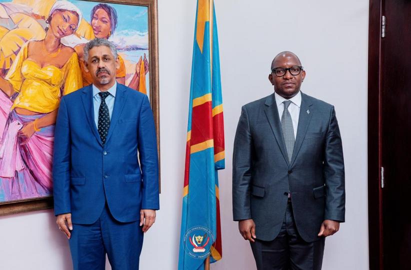 Sama Lukonde et le DG de la BADEA