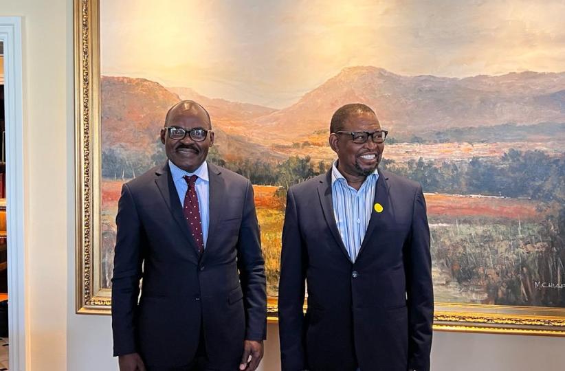 Le Ministre des Finances de la RDC et son homologue de l'Afrique du Sud 