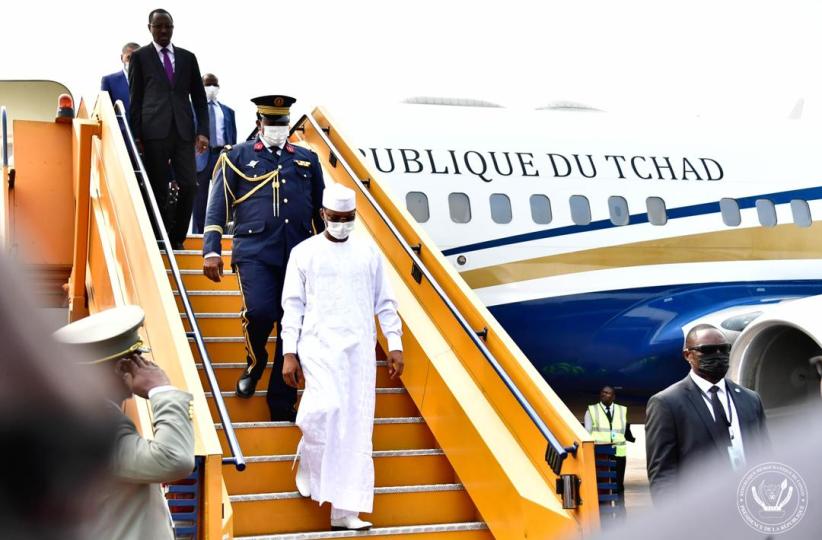 Arrivée du président Tchadien 