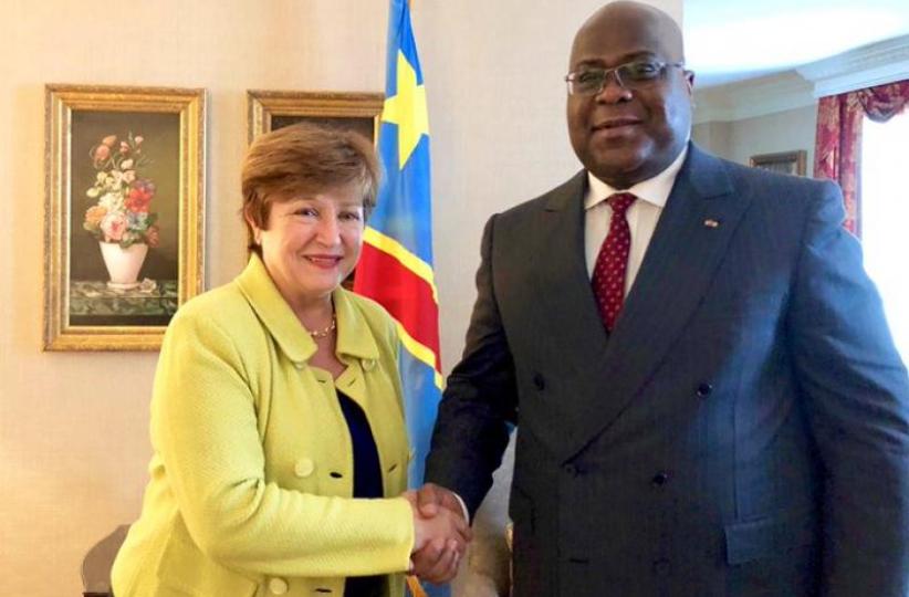 Le président Félix Tshisekedi et la DG de la FMI