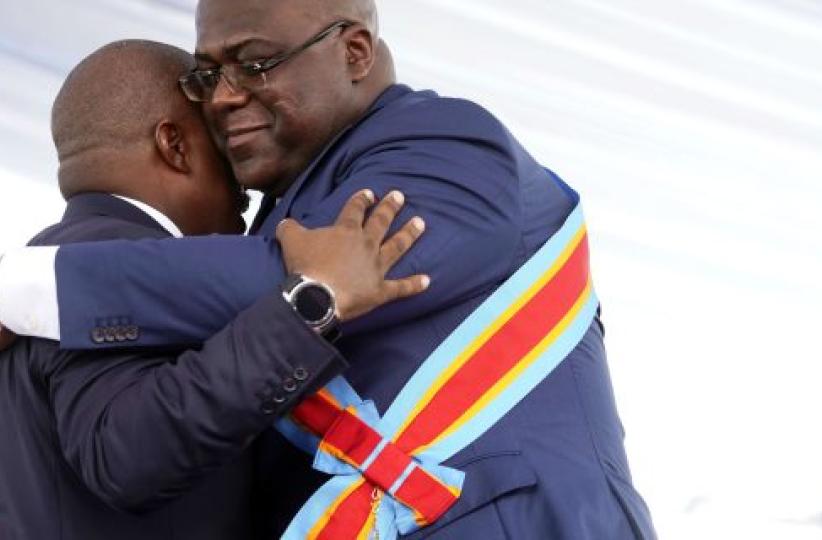 Passation de pouvoir entre Joseph Kabila et Félix Tshisekedi, le 24 janvier 2019
