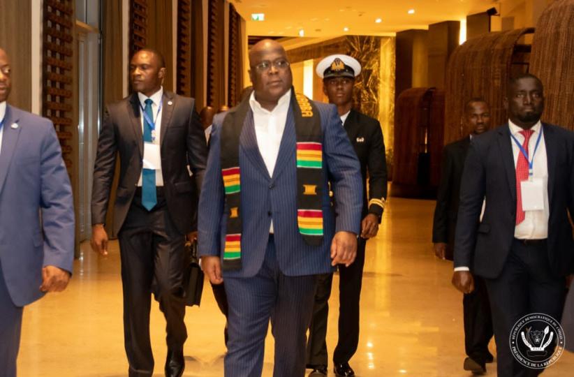 Le chef de l'État est arrivé ce jeudi  à  Accra 