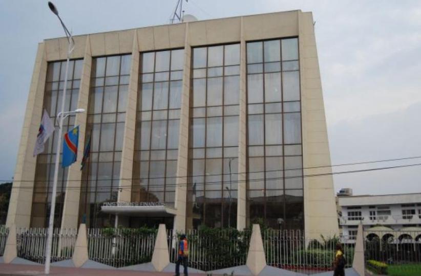 Le bâtiment du ministère des Finances à Kinshasa