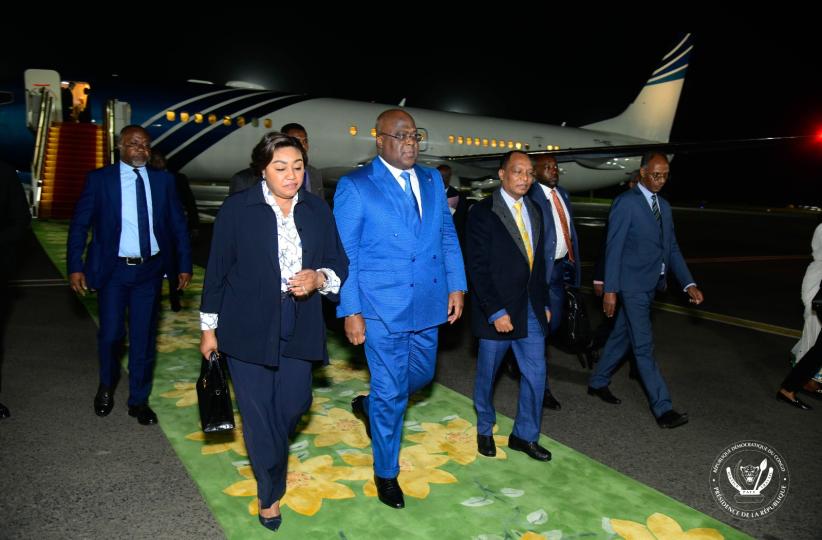 Arrivée du président de la République  à Addis-Abeba 