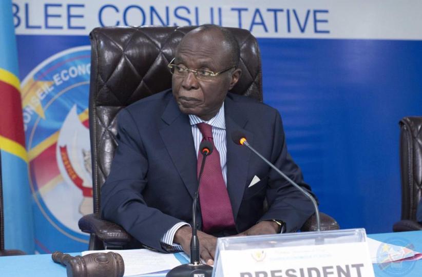 Le président du Conseil Économique et Social Jean-Pierre Kiwakana