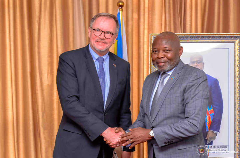 Le VPM de l'économie Vital Kamerhe s'est entretenu avec l'ambassadeur de Norvège en RDC