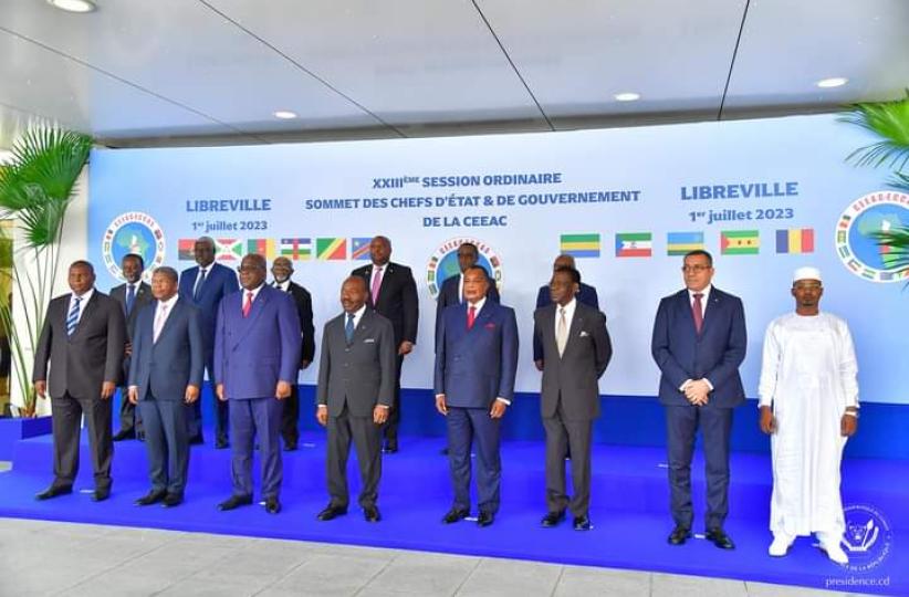 Le président Félix Tshisekedi a effectué le déplacement de Libreville pour participer à ce sommet 