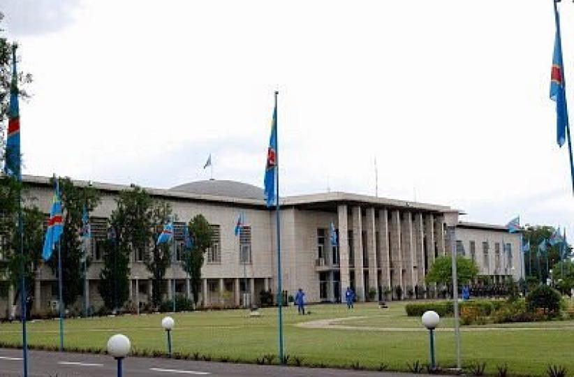 Le Palais présidentiel à Kinshasa