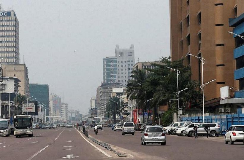 Le centre de la ville de Kinshasa
