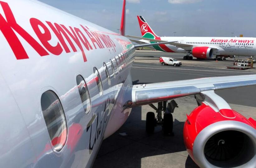 Un appareil de Kenya Airways 