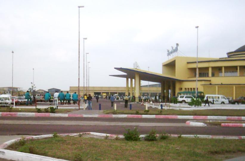 Une vue de l'aéroport de N'djili