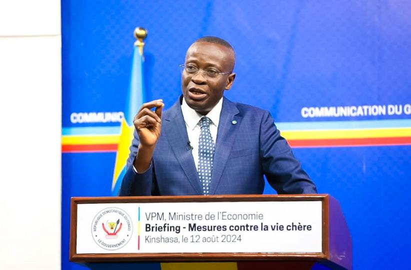 Le VPM en charge de l'économie Mukoko Samba